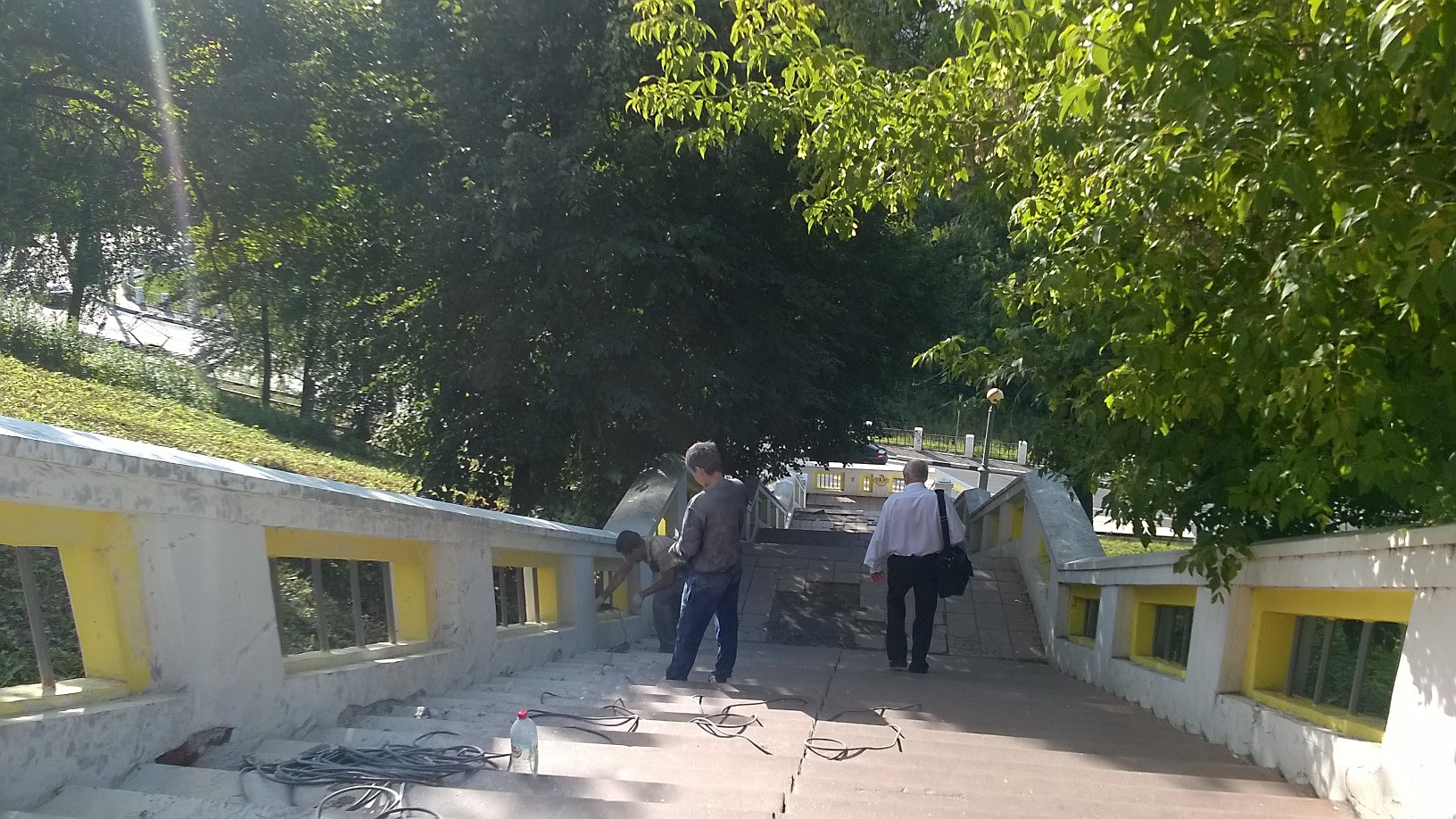 Ремонт Театральной лестницы начался в Нижнем Новгороде (ФОТО) - фото 1