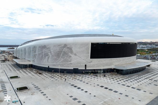 Стройка завершается: как сейчас выглядит Ледовый дворец на Стрелке - фото 5