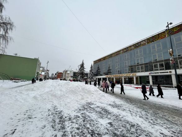 Утонули в сугробах: фоторепортаж с улиц Нижнего Новгорода после снежного апокалипсиса - фото 42