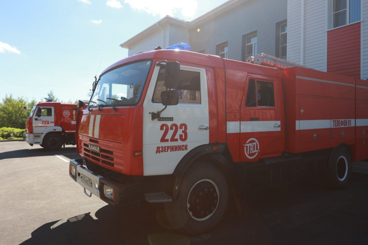 Пожарную часть открыли после реконструкции в Дзержинске