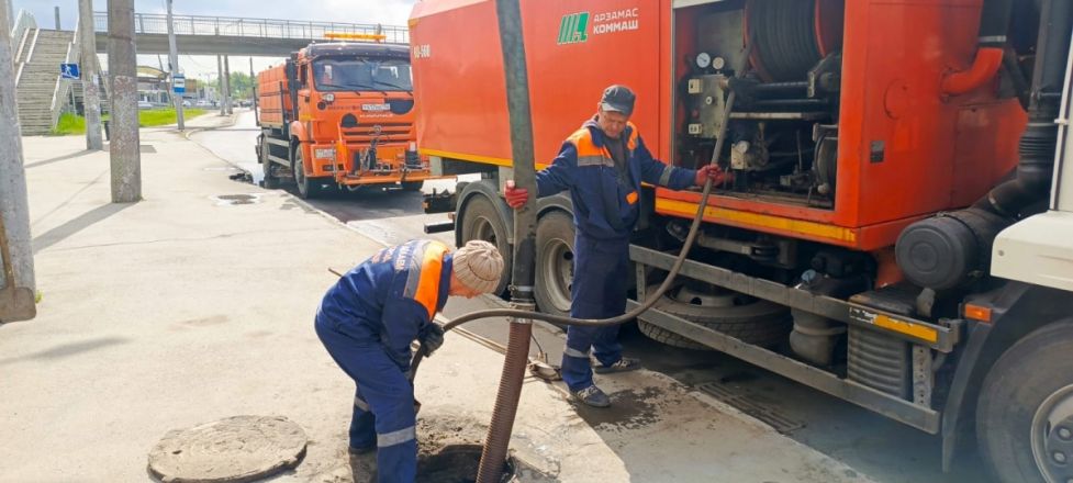 Дорожники в Нижнем Новгороде готовятся к надвигающимся ливням - фото 4