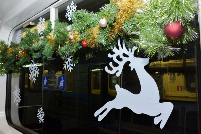 &laquo;Новогодние&raquo; вагоны метро запустят в Нижнем Новгороде 20 декабря - фото 2