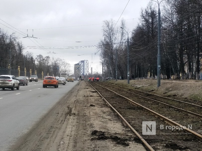 Демонтаж трамвайных рельсов начался на проспекте Гагарина - фото 2