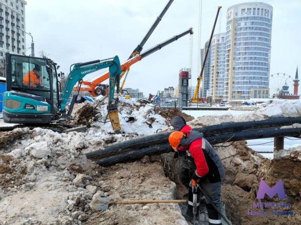 Станционный комплекс метро начали строить на Сенной в Нижнем Новгороде - фото 1