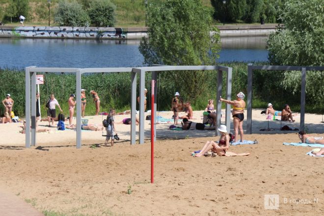 Выживание в жару: фоторепортаж с пляжей Нижнего Новгорода - фото 58
