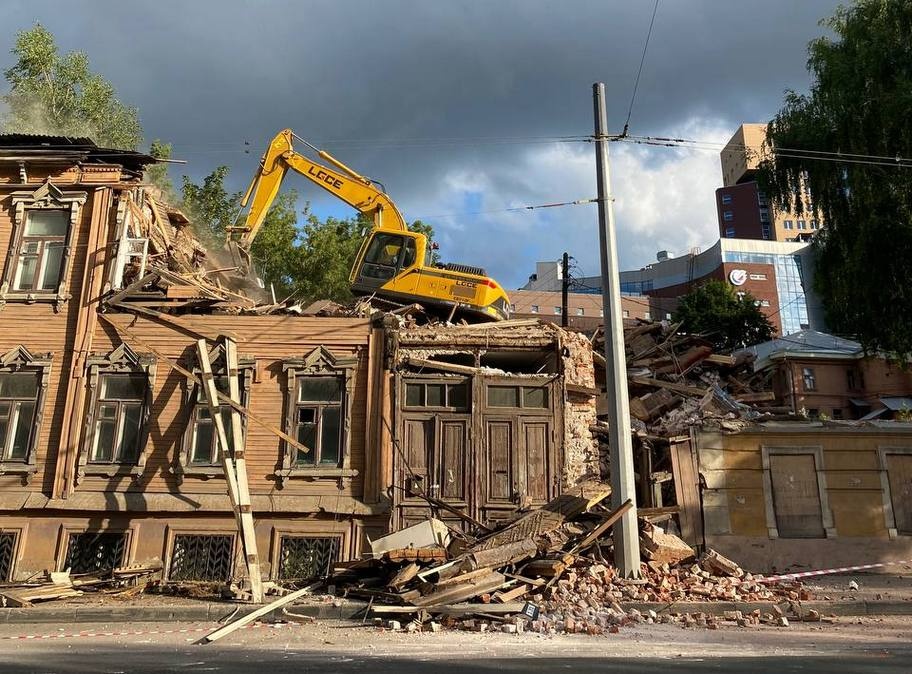 Два исторических дома сносят в центре Нижнего Новгорода - фото 1