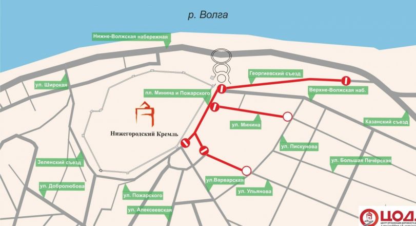 Центр Нижнего Новгорода будет закрыт для транспорта с 22 июня - фото 1