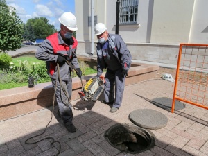 Робот проверил теплотрассу под стеной Нижегородского кремля