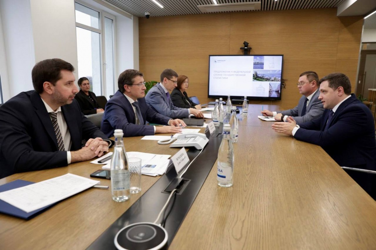 Нижегородский губернатор обсудил обмен данными с главой Росстата - фото 1