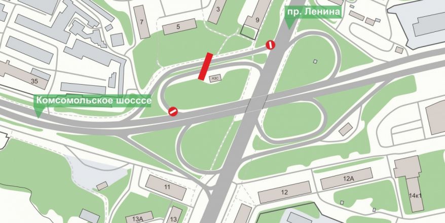 Съезд с Комсомольского шоссе в Нижнем Новгороде закроют для транспорта на две недели - фото 1