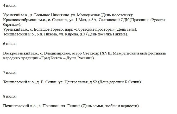 Ярмарки «Покупайте нижегородское» в июле: полное расписание - фото 2