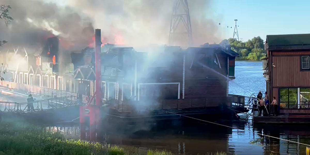 Росприроднадзор проводит проверку после пожара на Гребном канале - фото 1